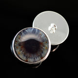 Misty Gray Human sew on glass eyes