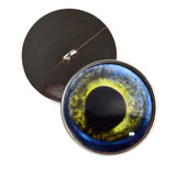 Blue and Yellow Moray Eel sew on glass eyes