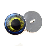 Blue and Yellow Moray Eel sew on glass eyes
