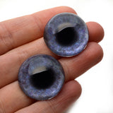 High Domed Gray Ostrich Glass Eyes