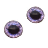 High Domed Purple Gear Steampunk Cog Glass Eyes