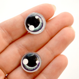 purple teal anime medium glass eyes