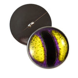 purple and yellow octopus sew on glass eyes