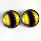 purple and yellow octopus sew on glass eyes