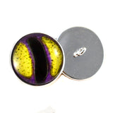 purple and yellow octopus sew on glass eyes