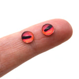 6mm Red Octopus Glass Eyes