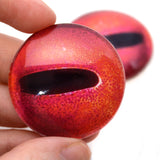 30mm Red Octopus Glass Eyes