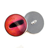 Red octopus sew on glass eyes