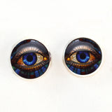 stained glass colorful eyes sew on glass eyes