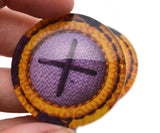 X-Stitch Glass Eyes with Fabric Button Design