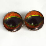 Tree Frog inspired sew on glass eyes