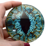 78mmTurquoise Blue Dragon Glass Eyes