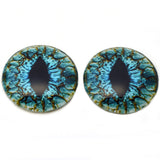 40mm Turquoise Blue Dragon Glass Eyes