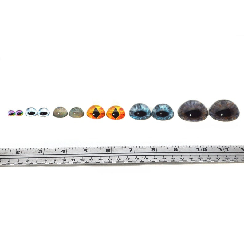Aazon.co: Blue Snow Owl Sew On Glass Eyes16 Buttons With Loop For...