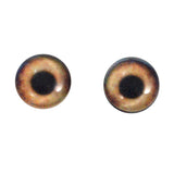 10mm brown dog glass eyes