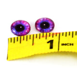 10mm Blue and Pink Steampunk Glass Eyes