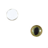10mm realistic green and brown cat eyes