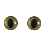 10mm realistic green and brown cat eyes