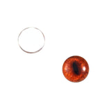 10mm red fox glass eyes