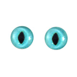 10mm turquoise cat eyes