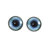 Blue Husky Dog Glass Eyes