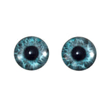 Mint Blue Mermaid Glass Eyes