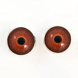 Sew On Buttons Amber Honeycomb Glass Eyes