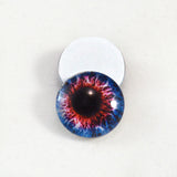 Blue and Red Fantasy Glass Eyes