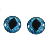 Bright Blue Cat Glass Eyes