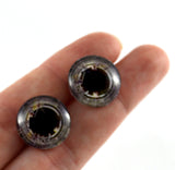16mm Brown Cyberpunk Gear Glass Eyes