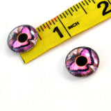 Pink Butterfly Glass Eyes