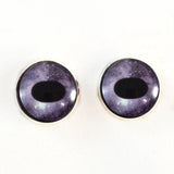 Sew On Buttons Purple Unicorn Glass Eyes