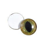 16mm realistic green and brown cat eyes