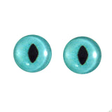 16mm turquoise cat eyes