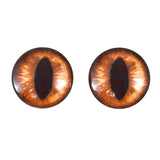 amber cat glass eyes