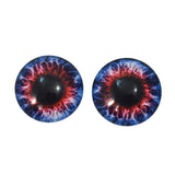 Blue and Red Fantasy Glass Eyes
