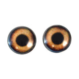 20mm brown dog glass eyes