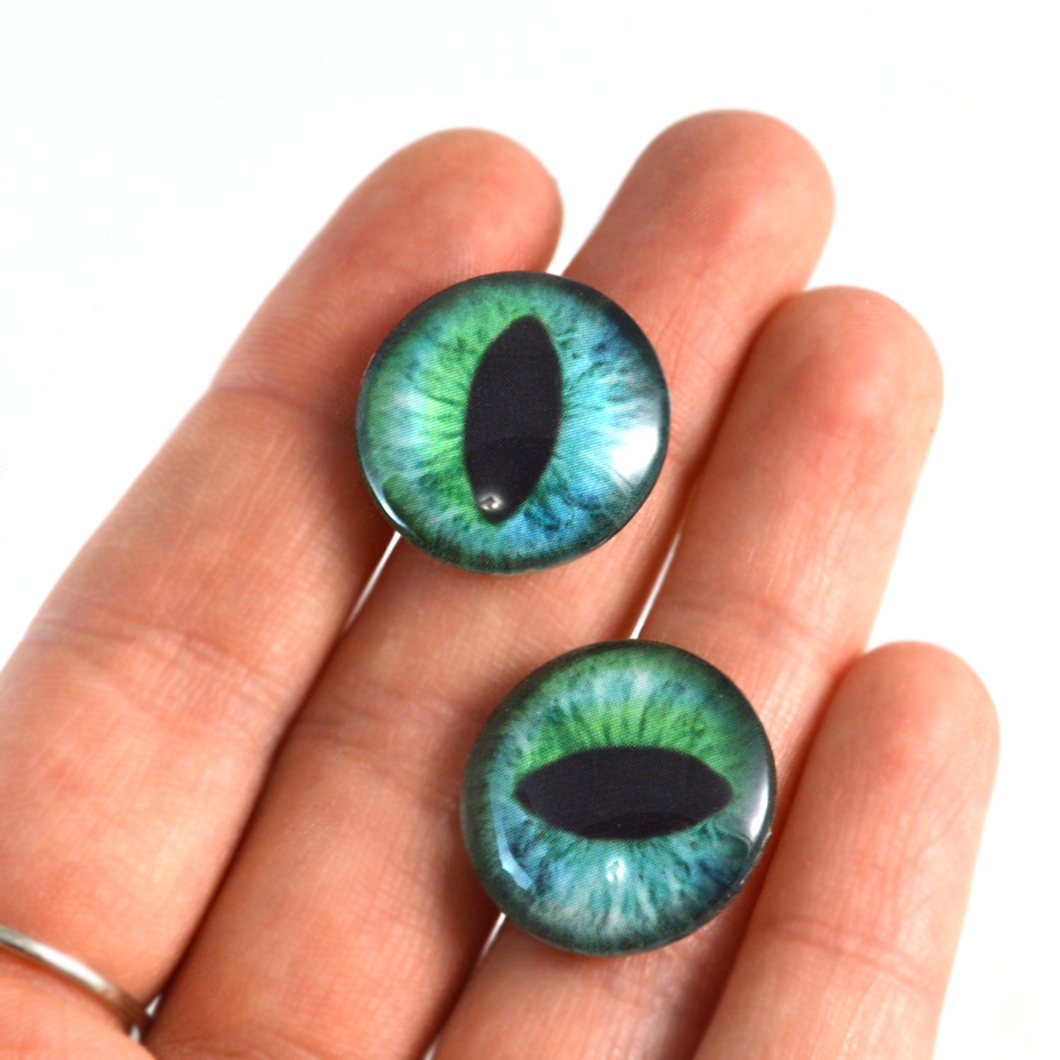Cat Glass Eyes Bundle - 5 Pairs – Handmade Glass Eyes