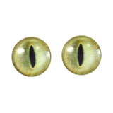 20mm pale yellow cat eyes