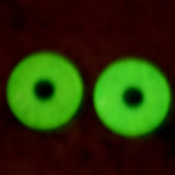 25mm Yellow Zombie Glow in the Dark Eyes