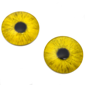 25mm Yellow Zombie Glow in the Dark Eyes