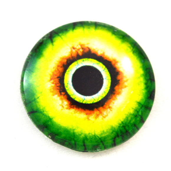 Green and Yellow Monster Glass Eye