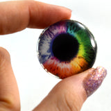 rainbow glass eye