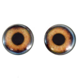 40mm brown dog glass eyes
