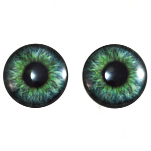 Teal Green Fantasy Human Glass Eyes