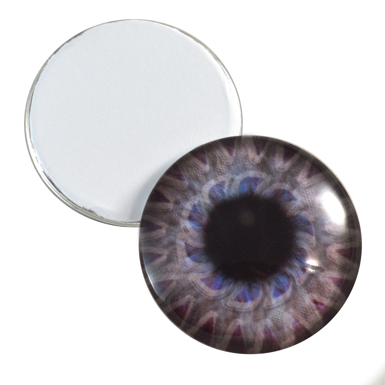 Steampunk Gear Glass Eyes in Light Blue and Purple Steampunk Gear Glass Eyes in Light Blue and Purple