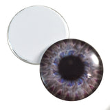 Steampunk Gear Glass Eyes in Light Blue and Purple