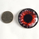40mm Red Demon Glass Eye