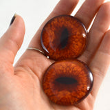40mm red fox glass eyes