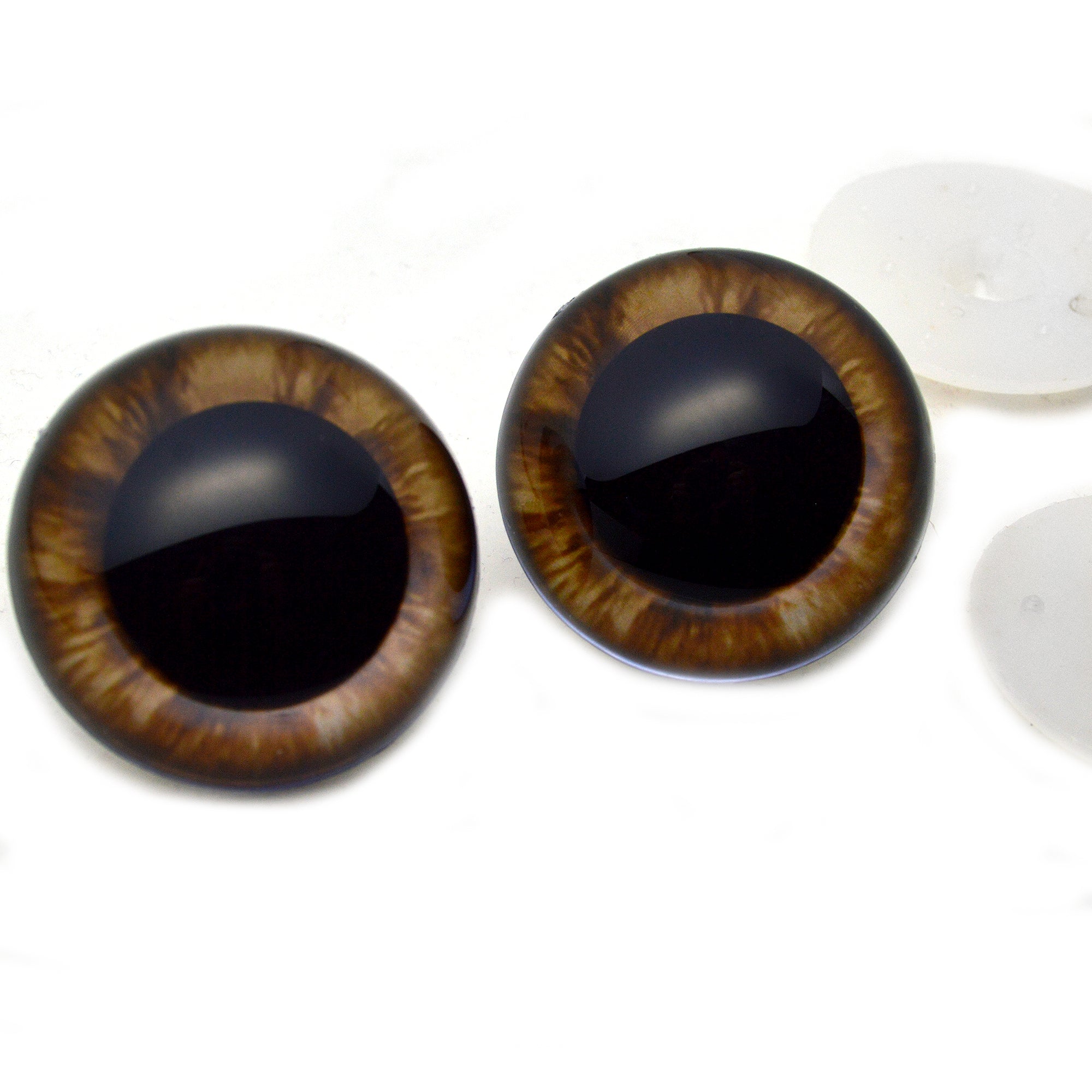 Brown Teddy Bear Plastic Safety Eyes – Handmade Glass Eyes